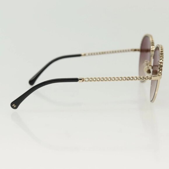 CHANEL Sunglasses metal Silver tone CC Auth 136551M main image 7
